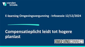 Herbekijk de infosessie rond compensatieplicht in de e-learning omgevingsvergunning