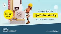 Vlaanderen versterkt renovatiegolf met nieuwe campagne over Mijn VerbouwLening