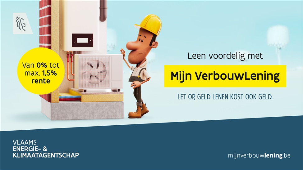 Vlaanderen versterkt renovatiegolf met nieuwe campagne over Mijn VerbouwLening